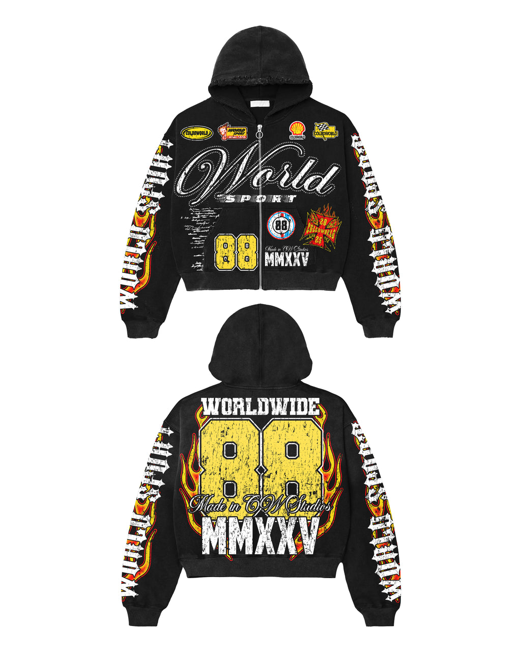 WORLD ZIP UP (cropped)